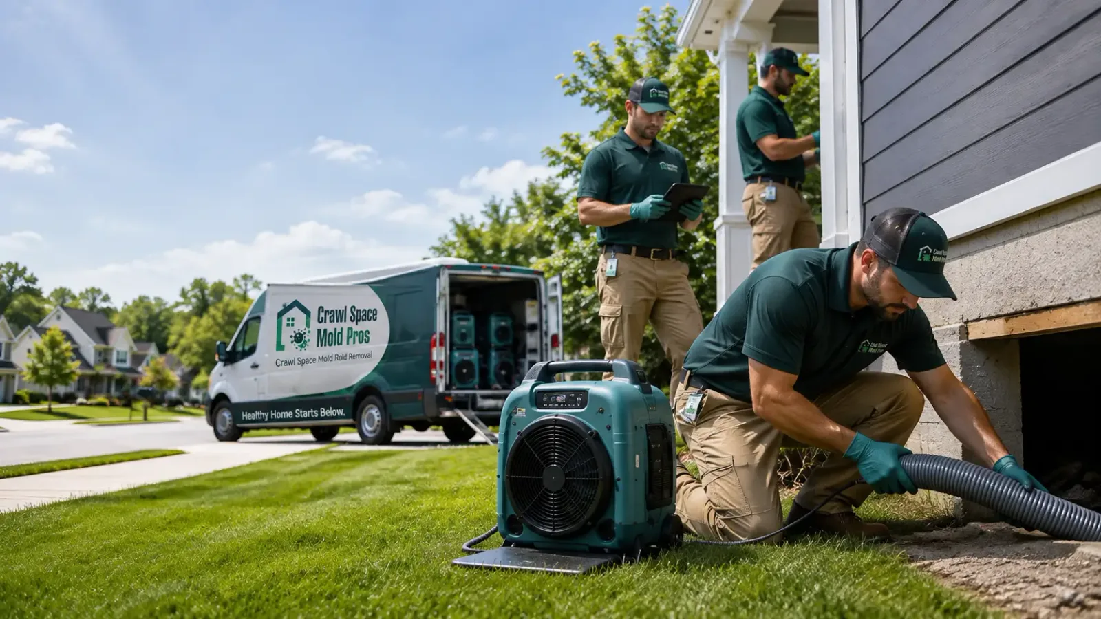 Crawl Space Mold Removal in Dunkirk, MD